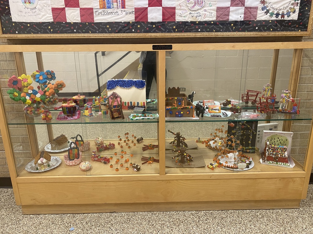 Trophy Case with Projects Inside